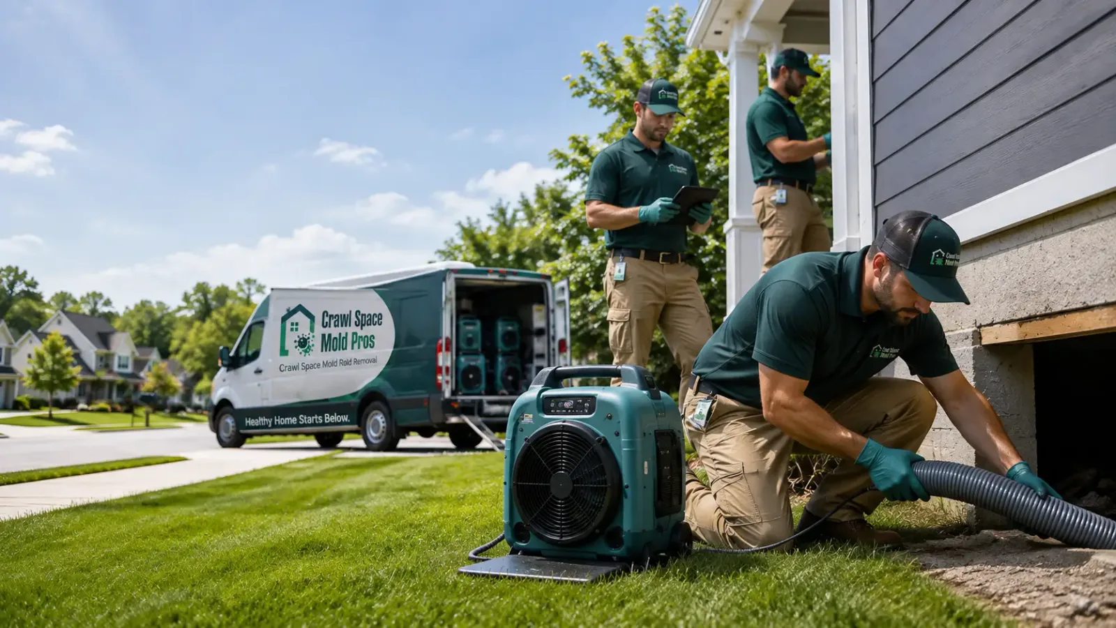 Crawl Space Mold Removal in Roxbury, KS